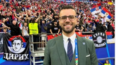 ОГЛАСИО СЕ ЧУВЕНИ СРБОМРЗАЦ! Албанац ово поручио пред меч Енглеска - Србија (ФОТО)