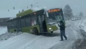 AUTOBUS SKLIZNUO S PUTA, ŠLEPERI SE SUDARILI: Sneg i mećava prave haos širom Srbije! (FOTO, VIDEO)