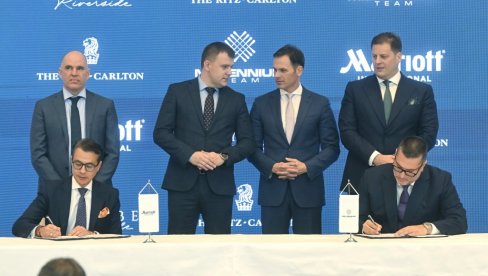 ЈУГОСЛАВИЈА ПОСТАЈЕ RITZ-CARLTON: Millennium team и Marriott International потписивањем уговора озваничили долазак престижног бренда