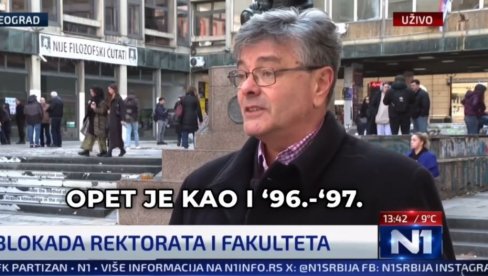 SADA JE SVE JASNO! Opozicija organizuje lažni protest studenata: N1 prećutao da je “profesor” istovremeno i potpredsednik DS! (VIDEO)