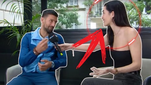 PA TI SI NAŠA! Novak iznenađen zbog PREZIMENA argentinske novinarke: Možemo i na srpskom (VIDEO)