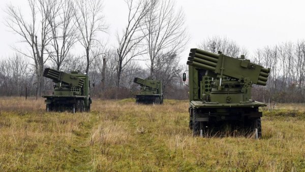 ОГАЊ ЗА БЕЗБЕДНОСТ СРБИЈЕ: Ракеташи Војске Србије на обуци (ФОТО)