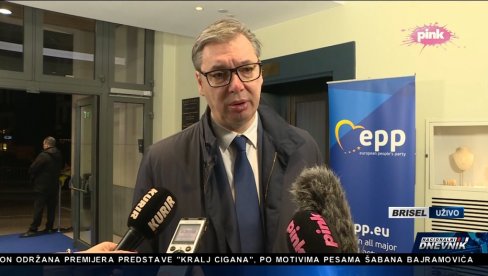 VUČIĆ SE OBRATIO IZ BRISELA: Evo šta je poručio predsednik