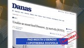 ПАД МОСТА У ЂЕНОВИ И УПОТРЕБНА ДОЗВОЛА: Антисрпска опозиција и њени НАТО медији користе несрећу у Новом Саду зарад својих личних интереса