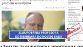 ZLOUPOTREBA PROFESORA: Od Ribnikara do Novog Sada