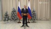 ПУТИН ЧЕСТИТАО БОЖИЋ: Овај празник даје верницима радости и наду, инспирише на добре мисли, дела и акције