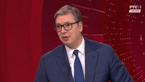 VUČIĆ NA RTS-U: Predsednik Srbije govori o svim najvažnijim temama VUČIĆ NA RTS-U: Predsednik Srbije govori o svim najvažnijim temama