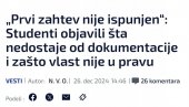 ОВАКО СУ ПИСАЛИ ПРЕ ПЕТ ДАНА: Сад су и то добили и довиђења (ФОТО)