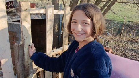 HVALA DOBRIM LJUDIMA, ALI JA NAJVIŠE VOLIM MOJE ŽIVOTINJE: Ognjenka Rašić (11) pravi je borac i najmlađi dobitnik priznanja Milunka Savić