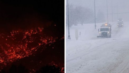 ДОК АМЕРИКОМ БУКТЕ ПОЖАРИ ВЕЋ СЕ СПРЕМА НОВА КАТАКЛИЗМА: Ове пределе оковаће ледена киша и мећаве (ФОТО)