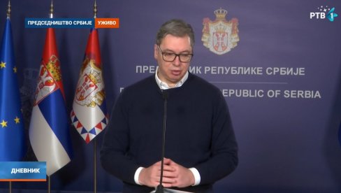 DRAGI SU NAM I MOSKVA I VAŠINGTON Predsednik Vučić poslao jasnu poruku: Ni protiv koga nemamo ništa, ali nam je Srbija najmilija