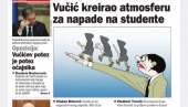 STUDENTI SE POTUKLI NA PRAVNOM, A LAŽU DA IZA SVEGA STOJI VUČIĆ: Dačić o sramnoj naslovnoj strani Danasa