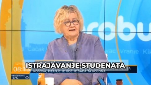 BRANI ALBANCE, A SRBE NAZIVA UBICAMA, PODRŽAVA STUDENTSKE PROTESTE: Miljenica Aljbina Kurtija na zadatku na antisrpskoj  NOVA S (VIDEO)