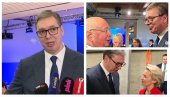 GUST RASPORED VUČIĆA U DAVOSU: Predsednik se obratio - Niz susreta prvog dana posete (FOTO/VIDEO)