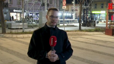 DIREKTNO IZ JAGODINE: Reporter Novosti sa trga, gde će sutra biti veliki skup (VIDEO)