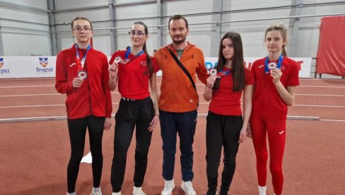 PRVENSTVO SRBIJE: Srebro i tri bronze za atletičare Proletera