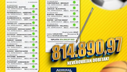 RE40 SUPER HOT MU DONEO 5.000.000 DINARA – ADMIRALBET IMA NOVOG MILIONERA! Novi milioner dolazi iz Kragujevca! RE40 SUPER HOT MU DONEO 5.000.000 DINARA – ADMIRALBET IMA NOVOG MILIONERA! Novi milioner dolazi iz Kragujevca!