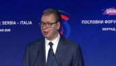 VUČIĆ SA TAJANIJEM NA POSLOVNOM FORUMU: Učešće Italije na Ekspu za nas od izvanrednog značaja (VIDEO)