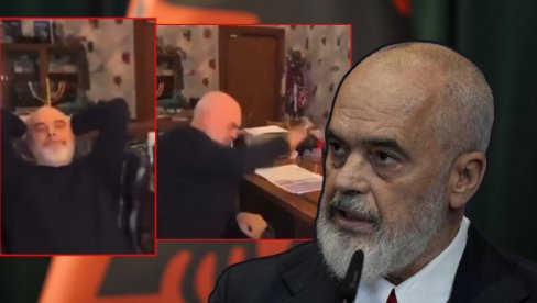 RAMA PODIVLJAO U OBRAĆANJU UŽIVO: Izudarao sto uz salvu psovki - Albanac izgubio živce (VIDEO)