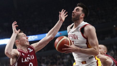 BRUKA ŠPANIJE: Letonija oduvala furiju u kvalifikacijama za Evrobasket