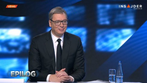 NIKOME NISAM NADLEŽAN, ALI SAM SVIMA KRIV Vučić gost emisije Epilog na Insajder televiziji