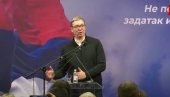 NASTAVLJAMO DA GRADIMO SRBIJU Vučić iz Požarevca: Mi smo za 10-11 godina uradili koliko Tito, Milošević i DOS zajedno i ne mislimo da stanemo