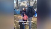 STIGLA HRANA I OGROMNA PODRŠKA: Žena donela namirnicie za studente koji žele da uče (VIDEO)