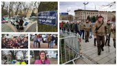 SVE VEĆI BROJ STUDENATA KOJI ŽELE DA UČE PRISTIŽE I DOLAZI U PIONIRSKI PARK: Važan govor profesora (FOTO/VIDEO)