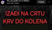 КРВ ДО КОЛЕНА: Злослутна порука на налогу ФТН, реаговала полиција!