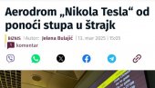 ЏАБА ШОЛАКОВА КАМПАЊА РУШЕЊА ДРЖАВЕ:Аеродром Никола Тесла ради као сат! ЏАБА ШОЛАКОВА КАМПАЊА РУШЕЊА ДРЖАВЕ:Аеродром Никола Тесла ради као сат!