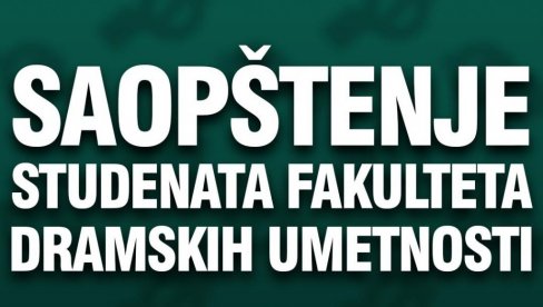 ПЛЕНУМ СТУДЕНАТА ФДУ: Снимак у ком се се позива на грађански рат је аутентичан