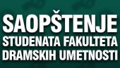 ПЛЕНУМ СТУДЕНАТА ФДУ: Снимак у ком се се позива на грађански рат је аутентичан