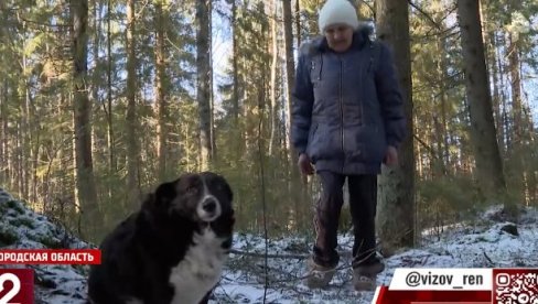 ВЕРНИ ПАС ПОМОГАО СТАРИЦИ ДА ПРЕЖИВИ: Пронађена нестала пензионерка (ВИДЕО)