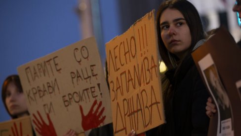 BRAĆA MAKEDONCI POHAPSILI BLOKADERE IZ SRBIJE KOJI SU DOŠLI DA PRAVE HAOS: Isplivao snimak kako ih obučavaju, pominju plenume (VIDEO)