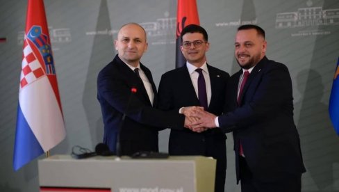 ПИТАМ ХРВАТЕ, ПРОТИВ КОГА ПРАВЕ САВЕЗ СА АЛБАНЦИМА? Вучић: Да није против Аустрије? Свима је јасно да је тај савез уперен против Србије!