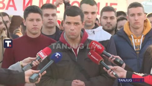 STUDENTI KOJI HOĆE DA UČE: U Pionirskom parku ćemo ostati do ispunjenja zahteva (VIDEO)