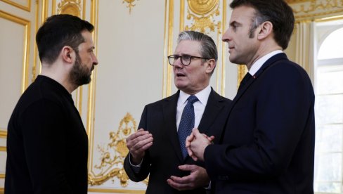УСИЈАЛИ СЕ ТЕЛЕФОНИ, ЕВРОПСКА ТРОЈКА У АКЦИЈИ Схватили да су прескочени: Где су и шта раде Макрон, Мерц и Стармер
