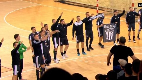 ЦРНО-БЕЛИ СИГУРНИ! Рукометаши Партизана победили Војводину у првом мечу финала Суперлиге Србије