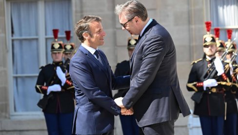 СУТРА У ПАРИЗУ ИЗУЗЕТНО ВАЖАН САСТАНАК СА МАКРОНОМ Вучић: Разговараћемо о свим важним геополитичким, регионалним и билатералним питањима
