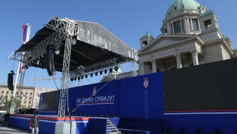 POSLEDNJE PRIPREME ZA SVENARODNI SKUP: Evo šta se trenutno dešava (FOTO/VIDEO)