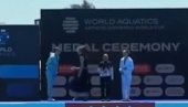 RUSIJA JE ZGROŽENA: Niko ne može da veruje šta su uradile sinhrone plivačice iz Ukrajine posle osvajanja medalja (VIDEO)
