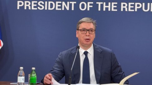 PREDSEDNIK VUČIĆ PRIMLJEN NA VMA