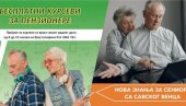 BESPLATNA OBUKA ZA PENZIONERE SA SAVSKOG VENCA: U toku prijave za kurseve jezika i računara