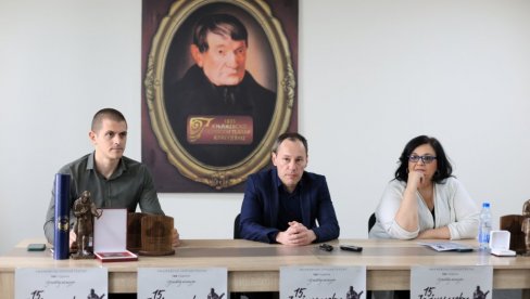 ЈОАКИМОВИ ДАНИ У КРАГУЈЕВЦУ: Стауета Јоаким Вујић Горици Поповић и Битеф фестивалу ЈОАКИМОВИ ДАНИ У КРАГУЈЕВЦУ: Стауета Јоаким Вујић Горици Поповић и Битеф фестивалу