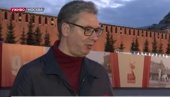 VUČIĆ SE OBRAĆA IZ MOSKVE: Ponosan sam na to što sam predsednik Srbije i što ću moći da prisustvujem obeležavanju borbe protiv fašizma