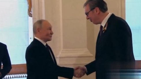 ПУТИН ОРГАНИЗУЈЕ ПРИЈЕМ У КРЕМЉУ: Стигли Вучић и Додик