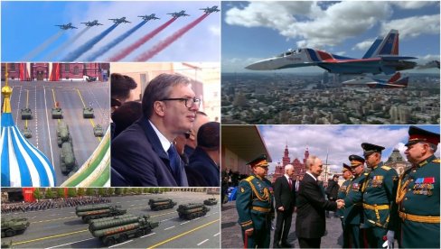 NOVOSTI U MOSKVI, ZAVRŠENA VELIKA PARADA: Trijumf nad zlom najvećim u istoriji (FOTO/VIDEO) NOVOSTI U MOSKVI, ZAVRŠENA VELIKA PARADA: Trijumf nad zlom najvećim u istoriji (FOTO/VIDEO)