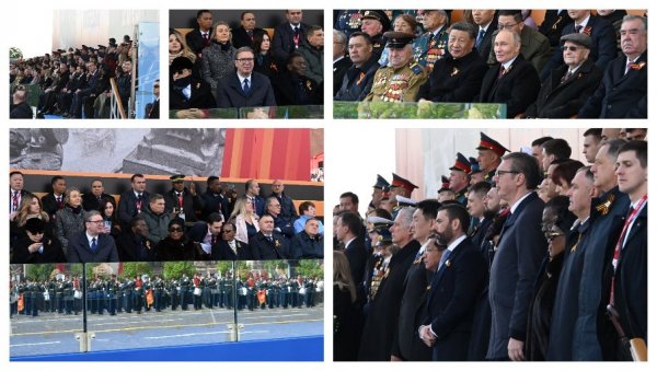 НА ПОНОС СРБИЈИ: Председник Вучић из првог реда прати Параду победе (ФОТО) НА ПОНОС СРБИЈИ: Председник Вучић из првог реда прати Параду победе (ФОТО)