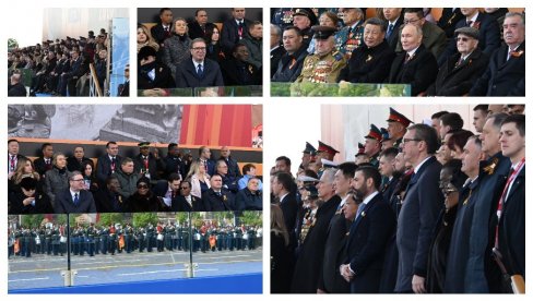 НА ПОНОС СРБИЈИ: Председник Вучић из првог реда прати Параду победе (ФОТО) НА ПОНОС СРБИЈИ: Председник Вучић из првог реда прати Параду победе (ФОТО)