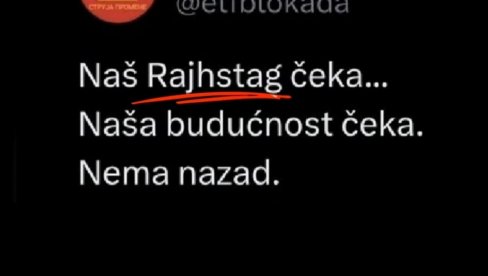 БЛОКАДЕРИ СПРЕМАЈУ ХИТЛЕРОВ СЦЕНАРИО: Планирају да запале Скупштину и укину демократију у Србији!